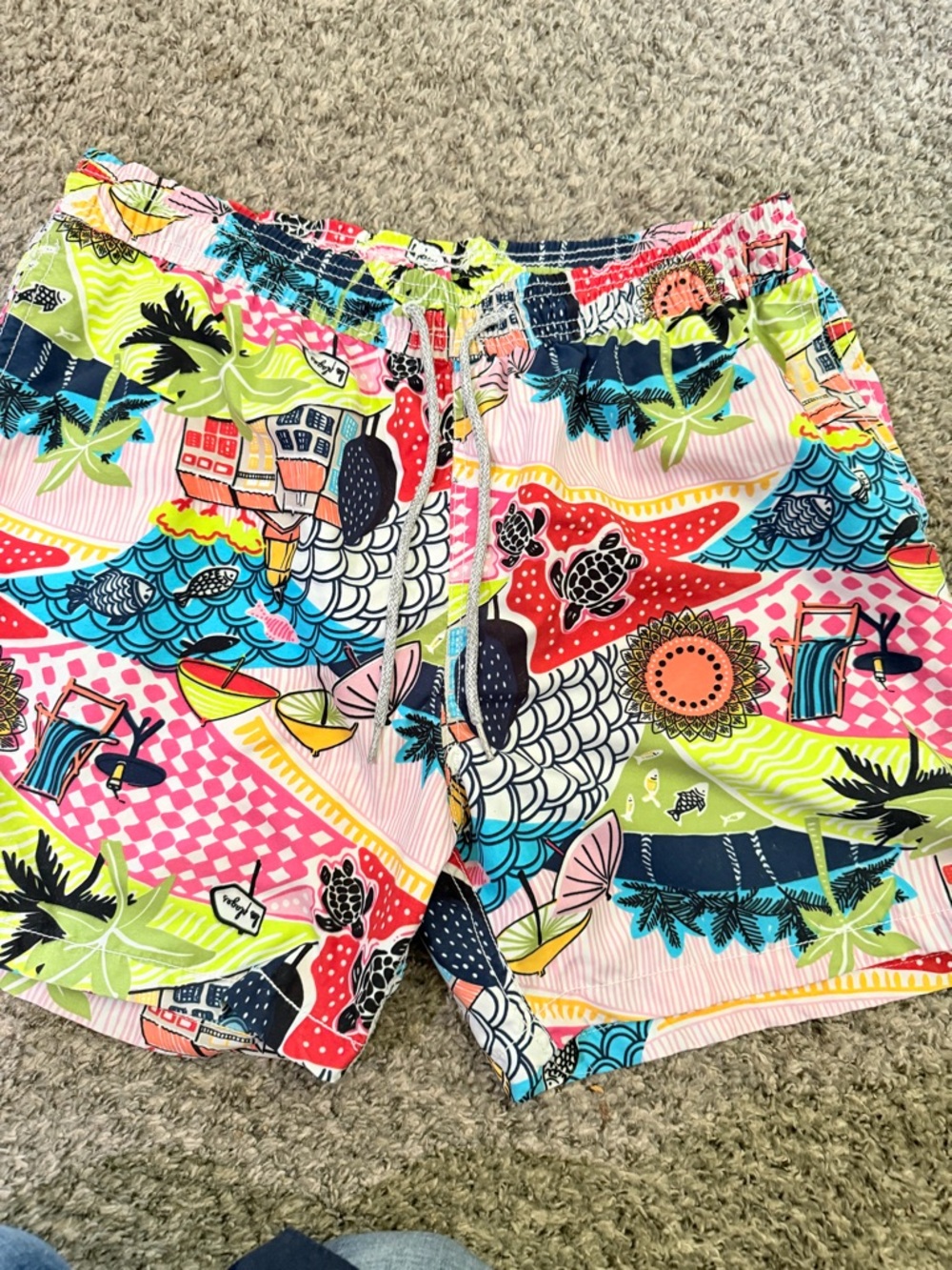 Ecko Unlimited Men’s Swim Trunks - Pink, Blue, Green, Yellow, Red